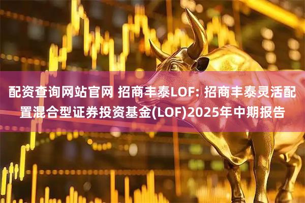 配资查询网站官网 招商丰泰LOF: 招商丰泰灵活配置混合型证券投资基金(LOF)2025年中期报告